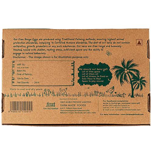 Farm Made Free Range Eggs Pack Of 24