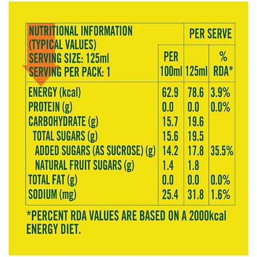 Frooti Mango Juice Tetrapak 125 Ml