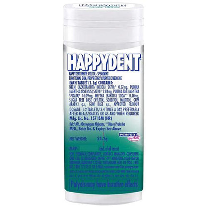 Happydent White Xylit Bottle 27.5 Gm