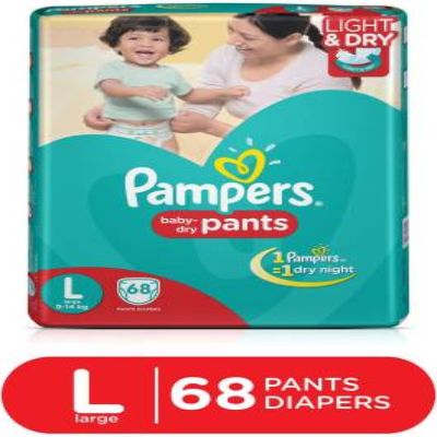 Pampers Pant Large Diaper 68 Pcs
