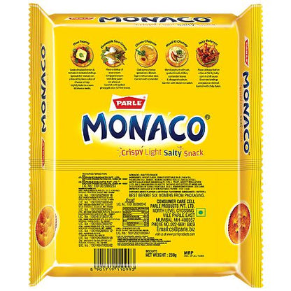Parle Monaco Classic Salted Cracker 185.6 Gm