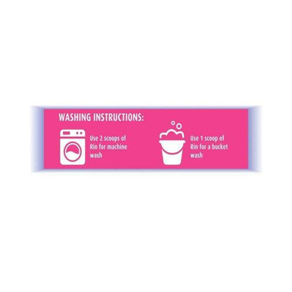 Rin Refresh Lemon & Rose Detergent Powder 1 Kg