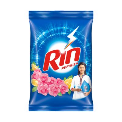 Rin Refresh Lemon & Rose Detergent Powder 1 Kg