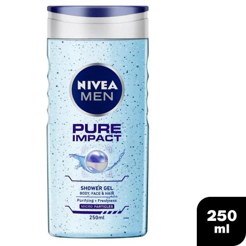 Nivea Men Pure Impact Shower Gel 250 Ml