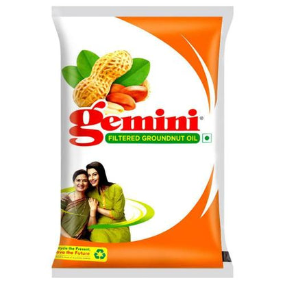 Gemini Filtered Groundnut Oil 870 Gm