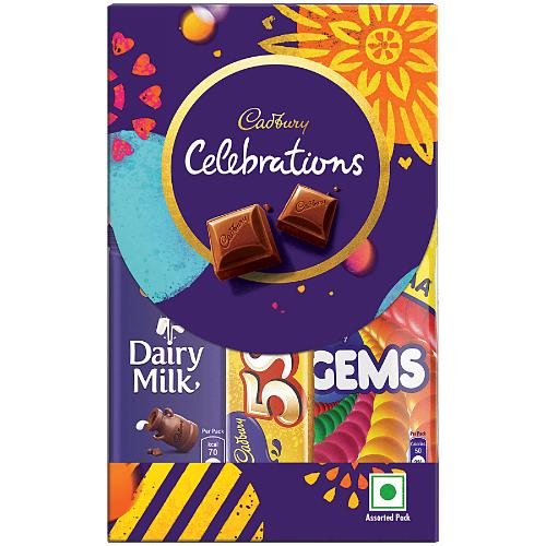 Cadbury Celebrations Assorted Chocolates Gift Box 56.2 Gm
