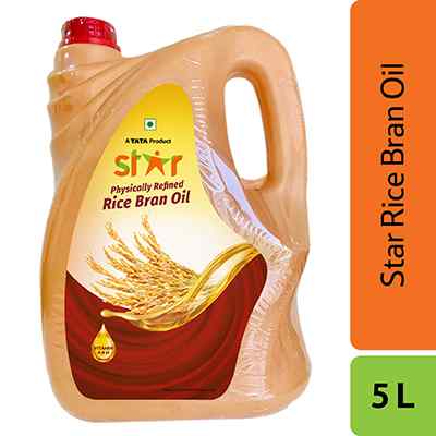 Star Rice Bran Oil Jar 5 Ltr