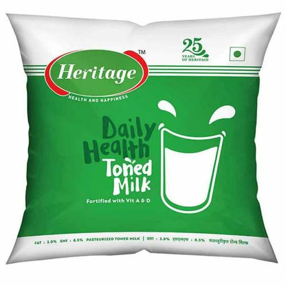 Heritage Toned Milk Pouch 500 Ml