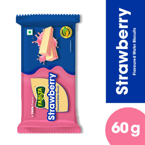 Fabsta Strawberry Wafer Biscuits 60 Gm