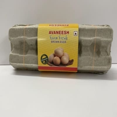Avaneesh Farm Fresh Brown Eggs Pack Of 12