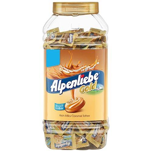Alpenliebe Gold Caramel Toffee Jar (200 Pcs) 680 Gm