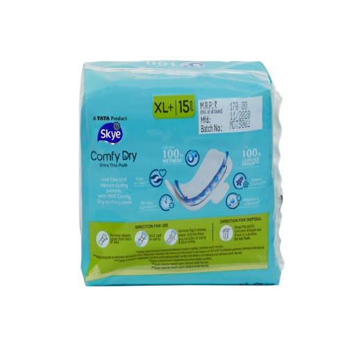 Skye Comfy Dry San Pads Xl Plus Pack Of 15