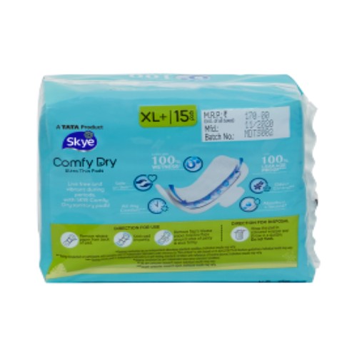 Skye Comfy Dry San Pads Xl Plus Pack Of 15