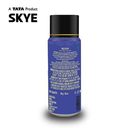 Skye Wild Rush Body Spray For Men 150 Ml