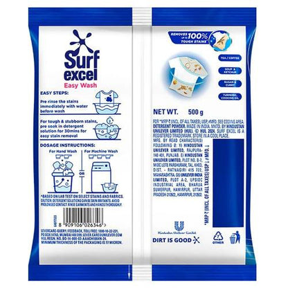 Surf Excel Easy Wash Detergent Powder 500 G
