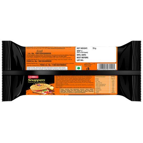 Unibic Snappers Indi Spice Potato Crackers 70 Gm