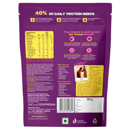 Yogabar High Protein Muesli 350 Gm